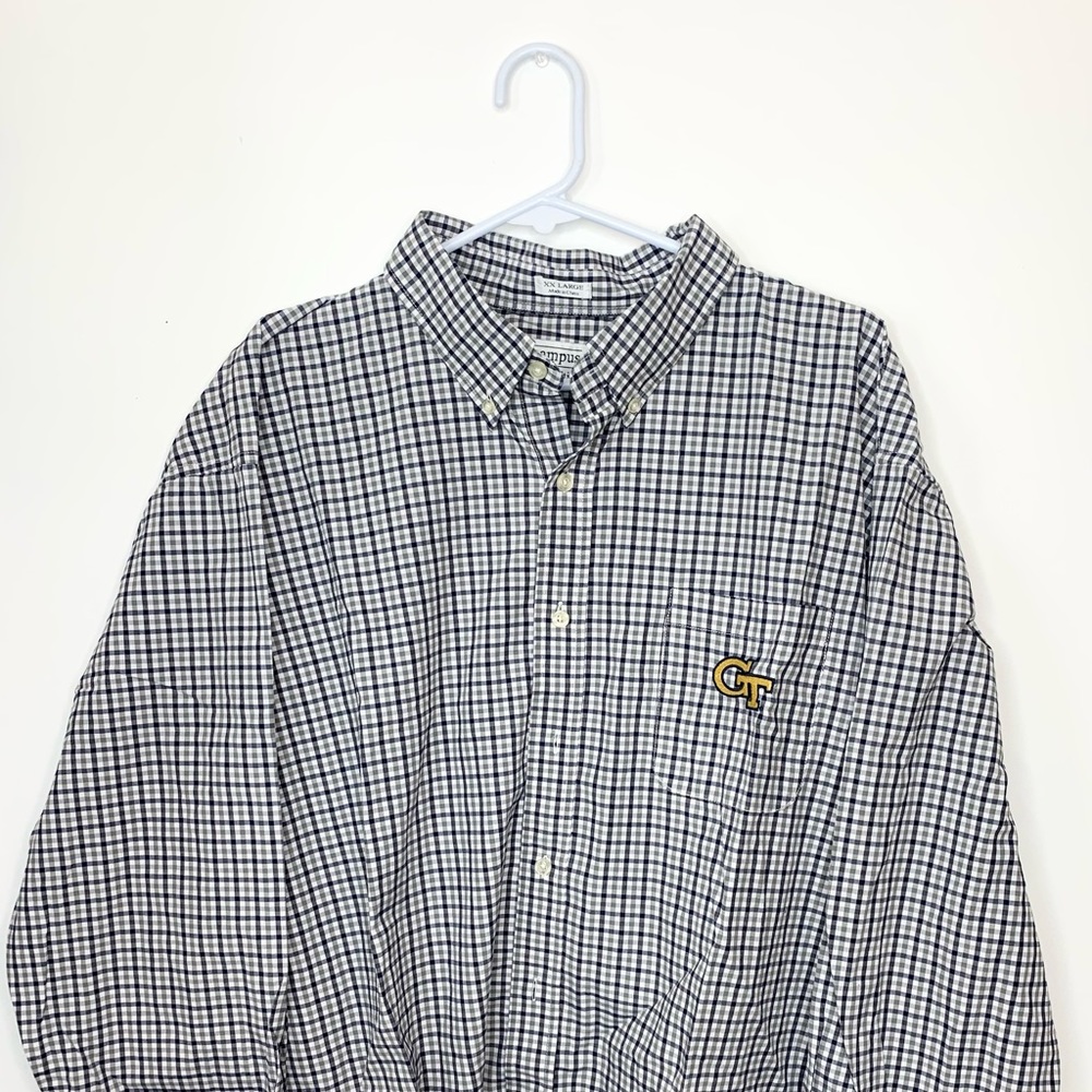 Georgia Tech Campus Specialties College Pattern Button Down Shirt
